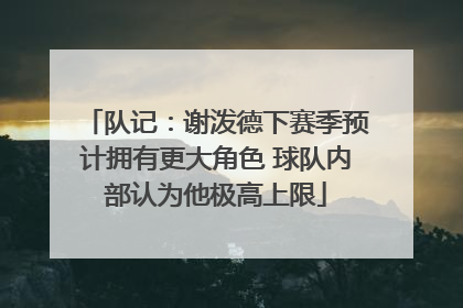 队记：谢泼德下赛季预计拥有更大角色 球队内部认为他极高上限
