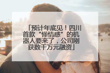 预计年底见！四川首款“懂情感”的机器人要来了，公司刚获数千万元融资