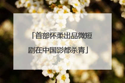 首部怀柔出品微短剧在中国影都杀青