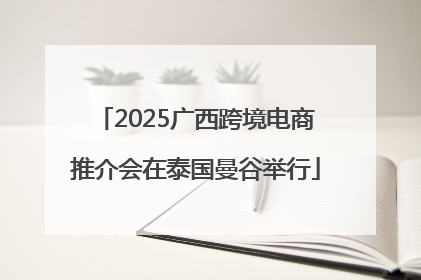 2025广西跨境电商推介会在泰国曼谷举行