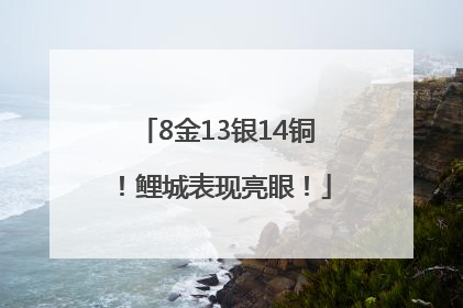 8金13银14铜！鲤城表现亮眼！